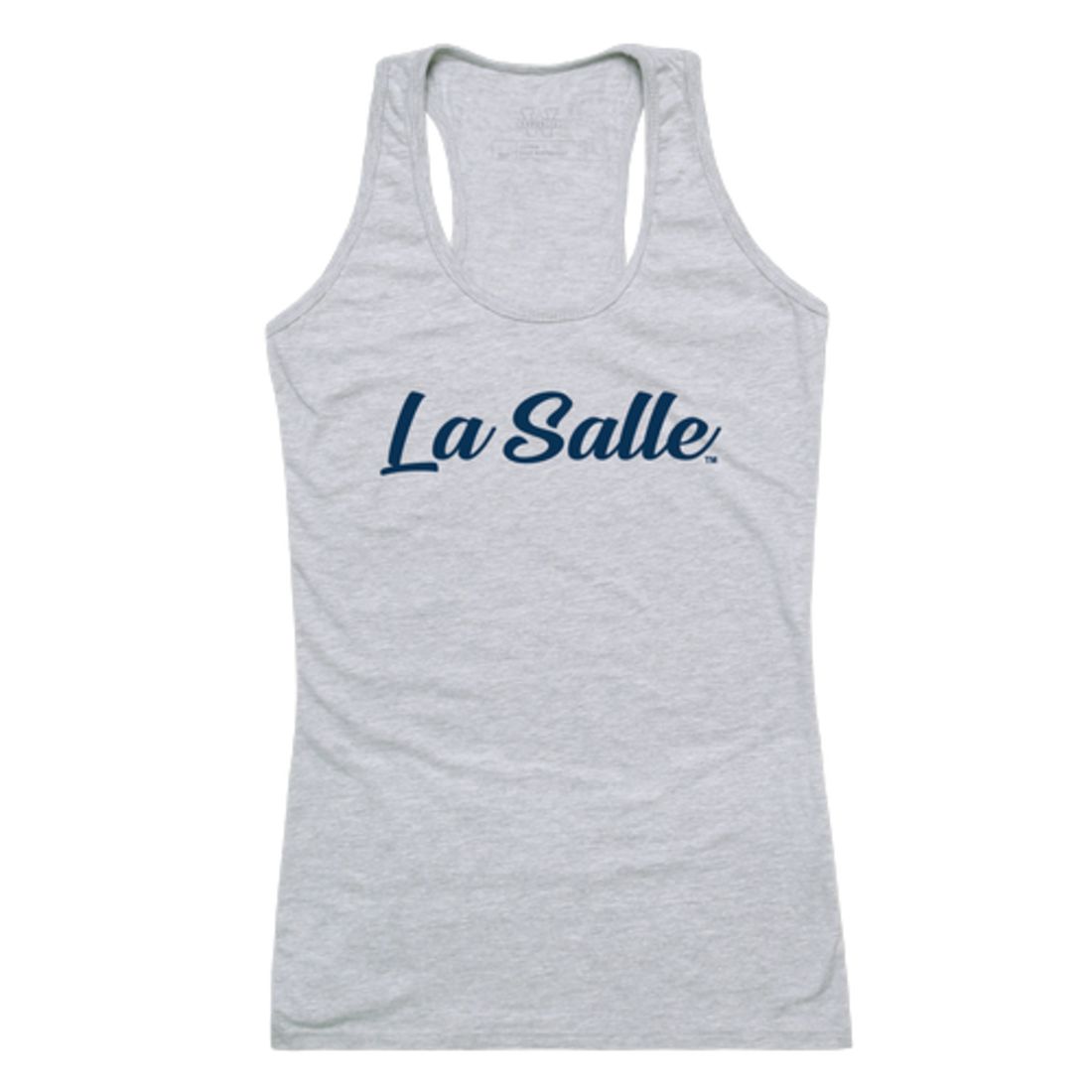 La Salle University Explorers Womens Script Tank Top T-Shirt-Campus-Wardrobe