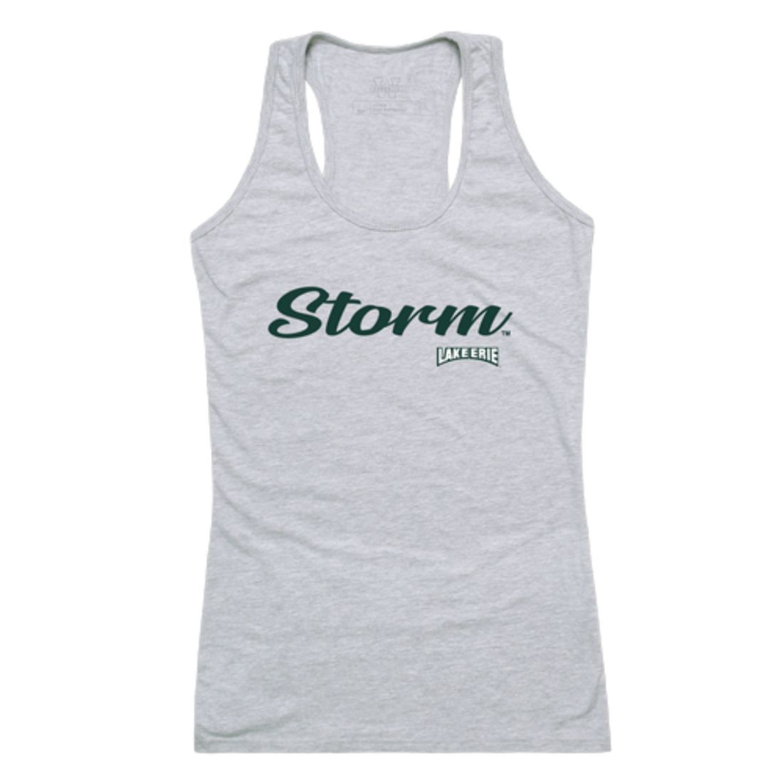 Lake Erie College Storm Womens Script Tank Top T-Shirt-Campus-Wardrobe