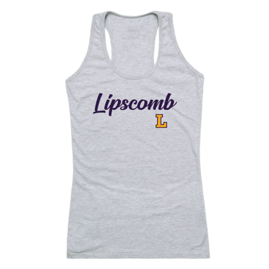 Lipscomb University Bisons Womens Script Tank Top T-Shirt-Campus-Wardrobe