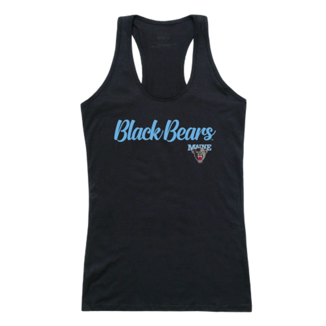 UMaine University of MaineBears Womens Script Tank Top T-Shirt-Campus-Wardrobe