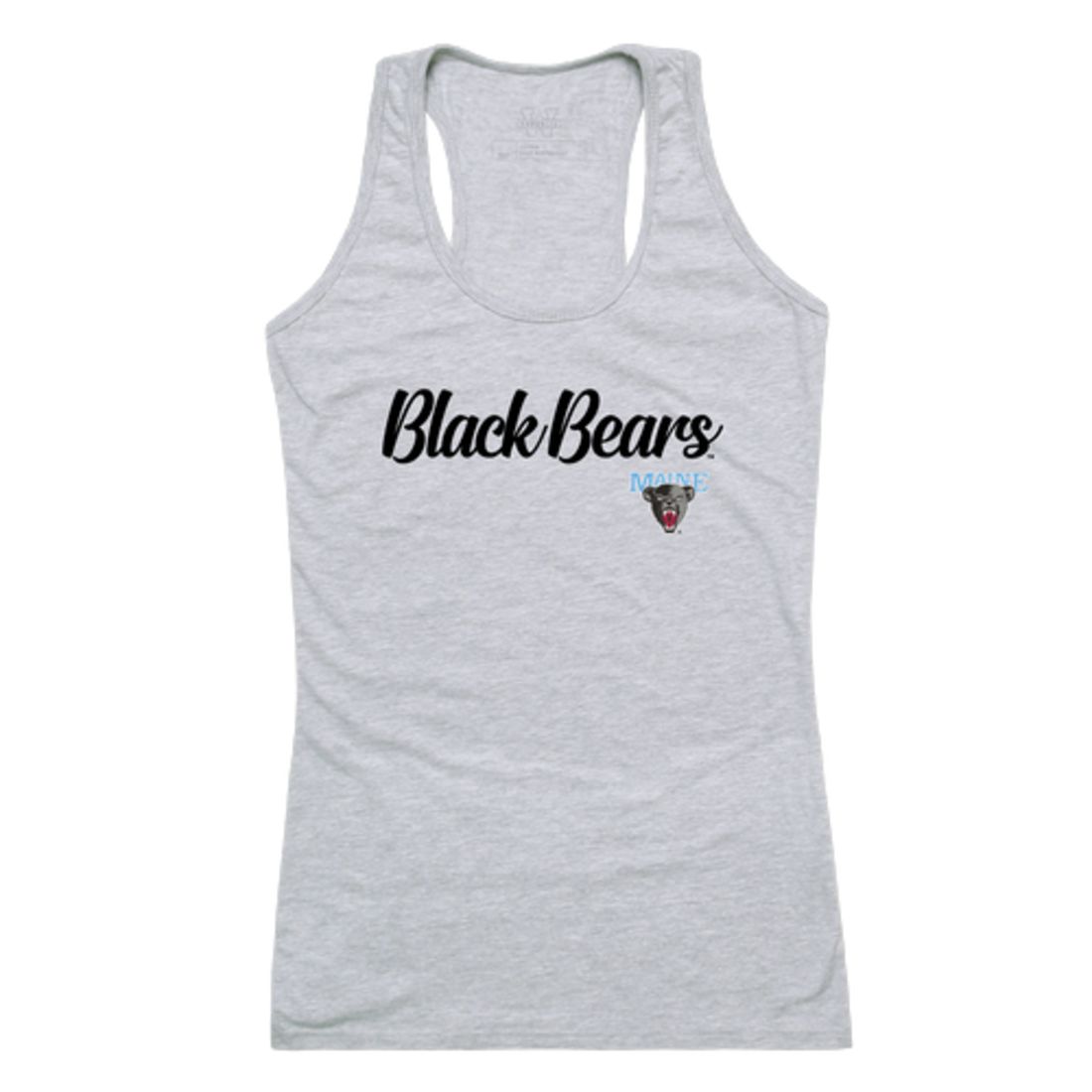 UMaine University of MaineBears Womens Script Tank Top T-Shirt-Campus-Wardrobe