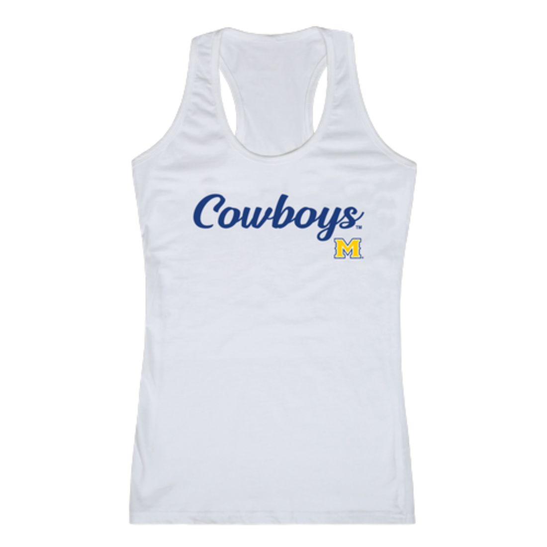 McNeese State University Cowboys and Cowgirls Womens Script Tank Top T-Shirt-Campus-Wardrobe
