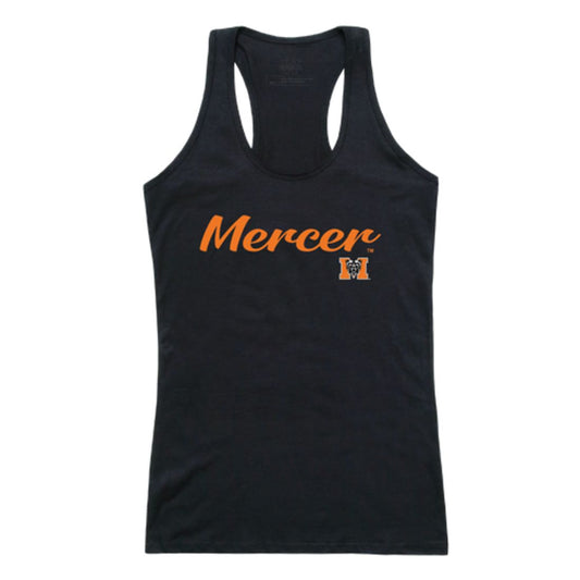 Mercer University Bears Womens Script Tank Top T-Shirt-Campus-Wardrobe