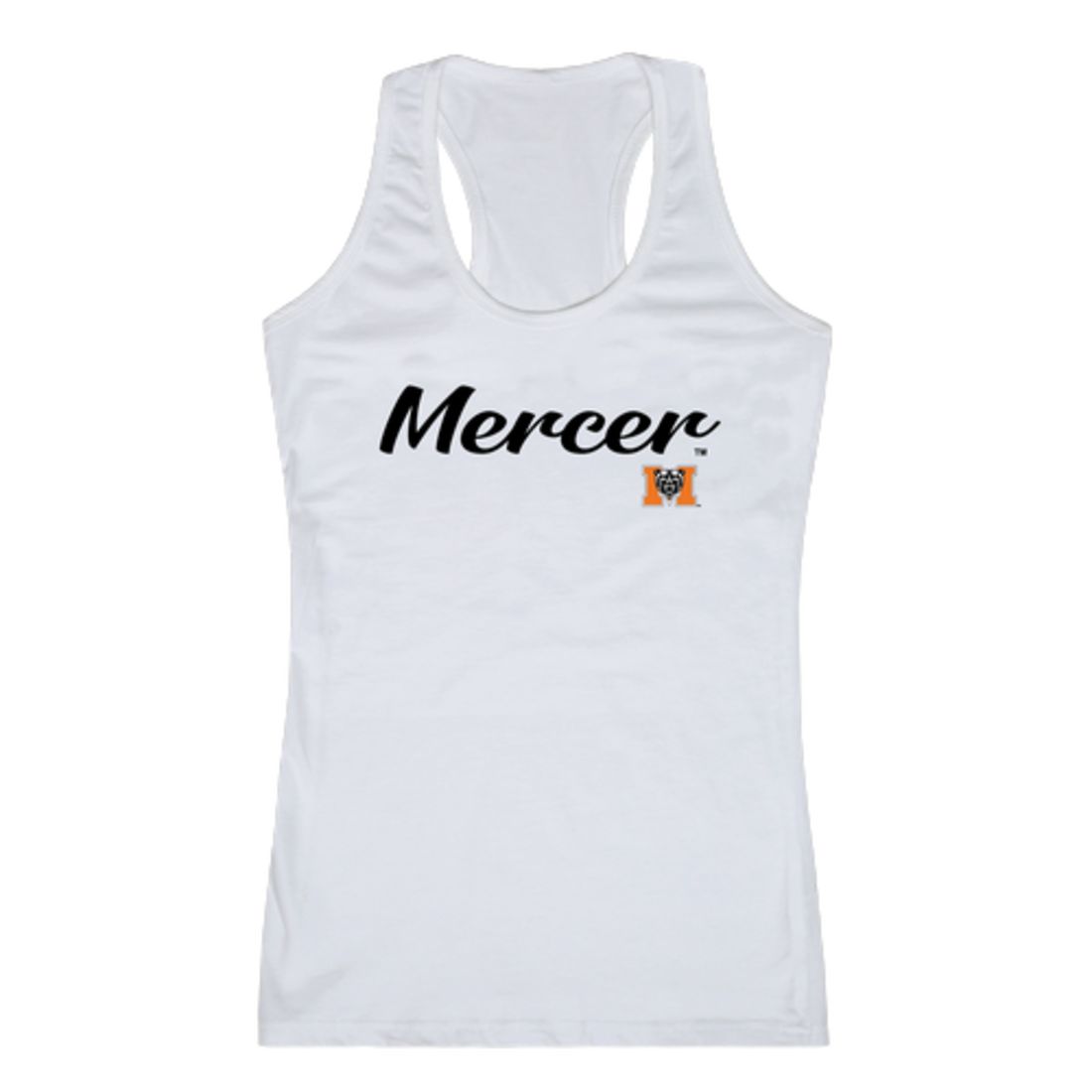 Mercer University Bears Womens Script Tank Top T-Shirt-Campus-Wardrobe