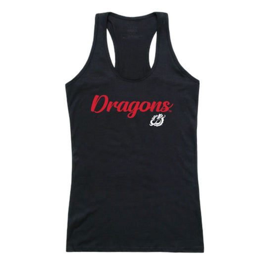 MSUM Minnesota State University Moorhead Dragons Womens Script Tank Top T-Shirt-Campus-Wardrobe