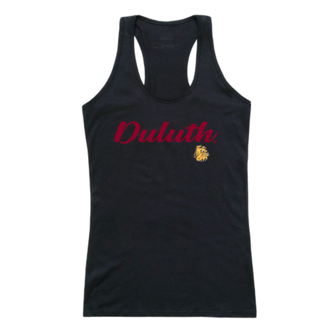 UMD University of Minnesota Duluth Bulldogs Womens Script Tank Top T-Shirt-Campus-Wardrobe