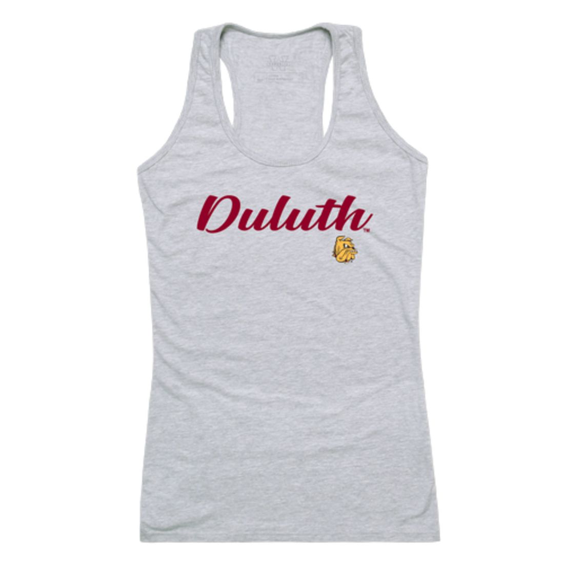 UMD University of Minnesota Duluth Bulldogs Womens Script Tank Top T-Shirt-Campus-Wardrobe