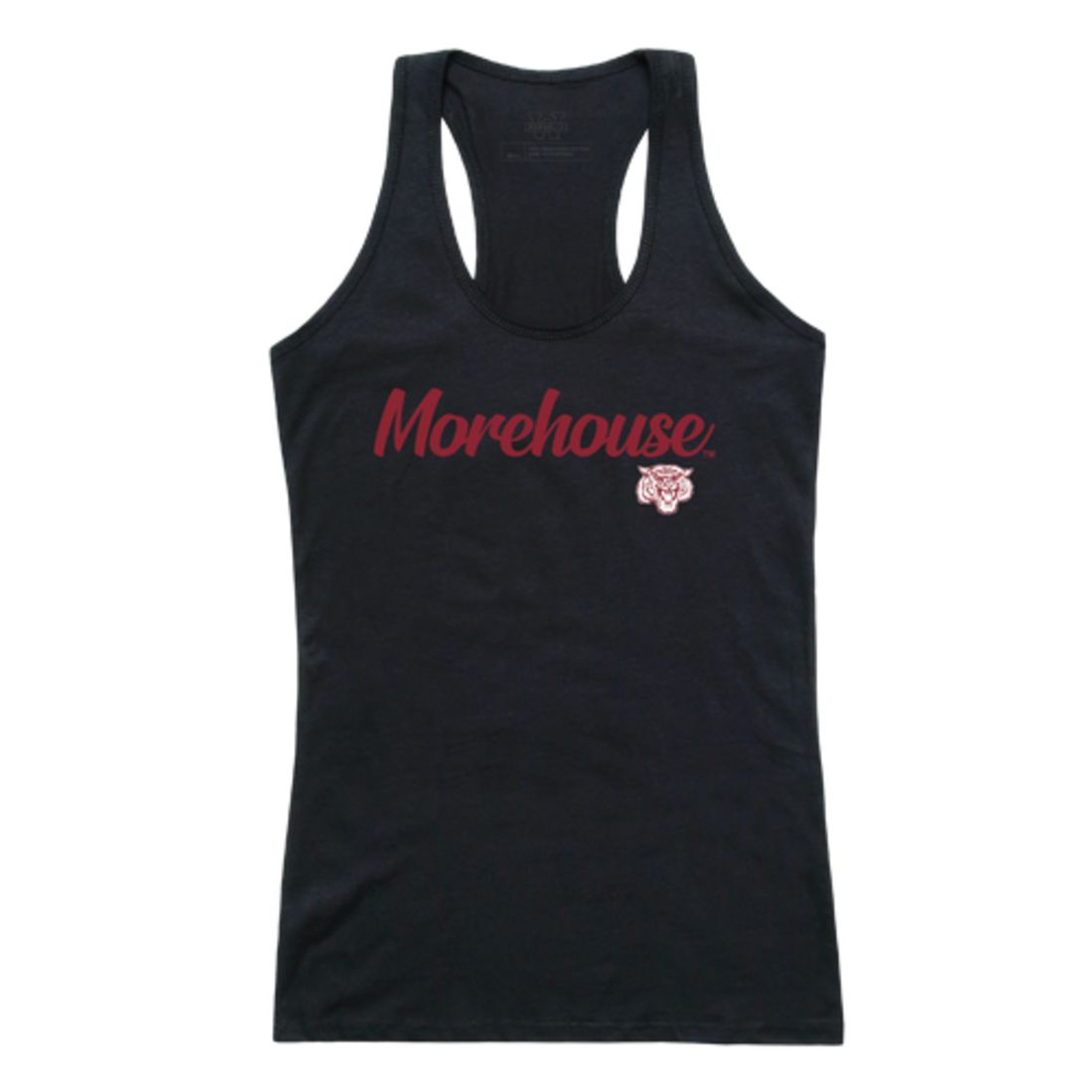 Morehouse College Tigers Womens Script Tank Top T-Shirt-Campus-Wardrobe