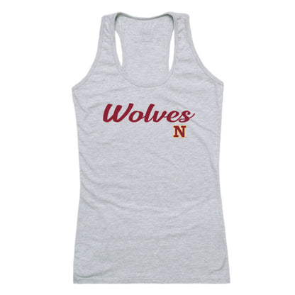 NSU Northern State University Wolves Womens Script Tank Top T-Shirt-Campus-Wardrobe