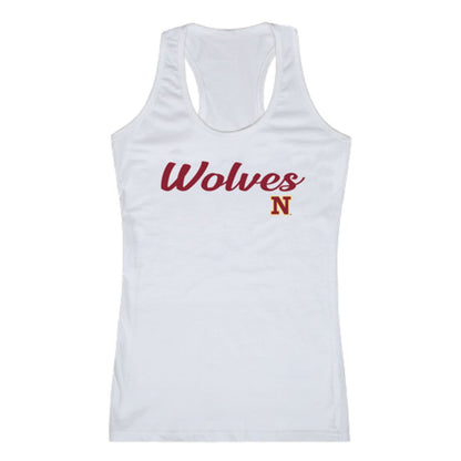 NSU Northern State University Wolves Womens Script Tank Top T-Shirt-Campus-Wardrobe