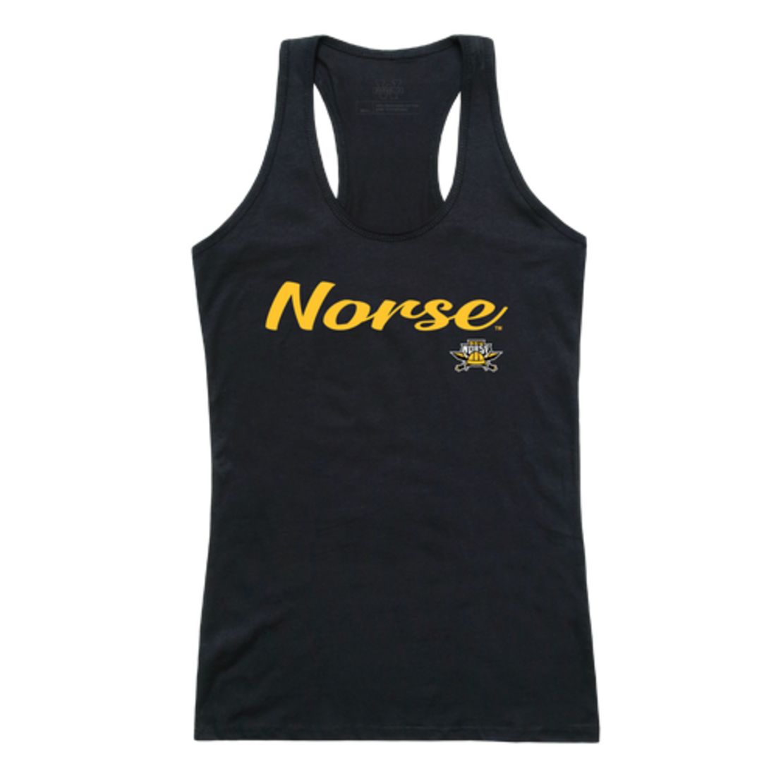 NKU Northern Kentucky University Norse Womens Script Tank Top T-Shirt-Campus-Wardrobe