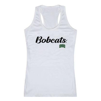 Ohio University Bobcats Womens Script Tank Top T-Shirt-Campus-Wardrobe