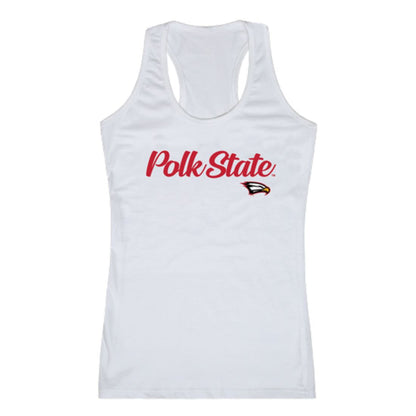 Polk State College Eagles Womens Script Tank Top T-Shirt-Campus-Wardrobe
