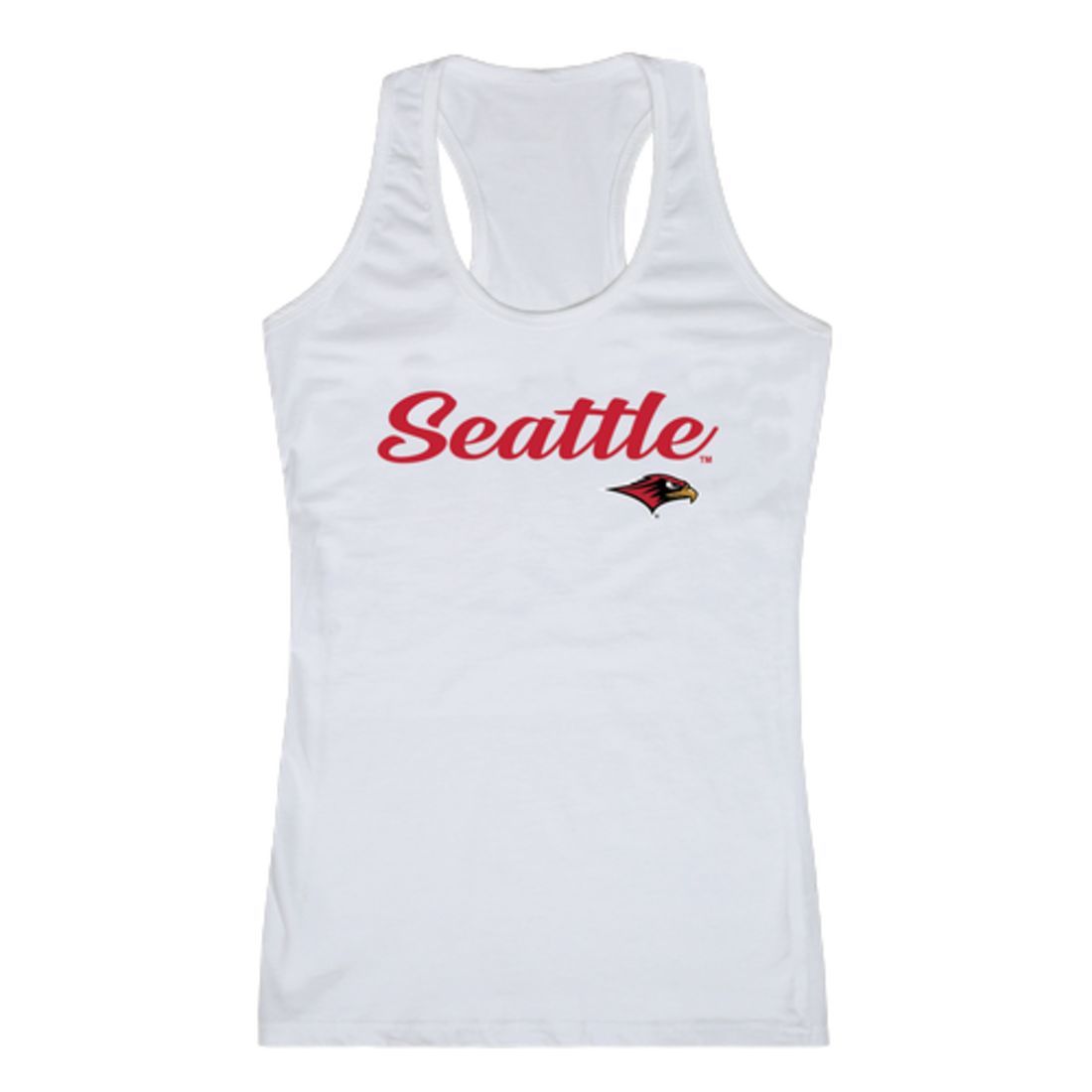 Seattle Universityhawks Womens Script Tank Top T-Shirt-Campus-Wardrobe