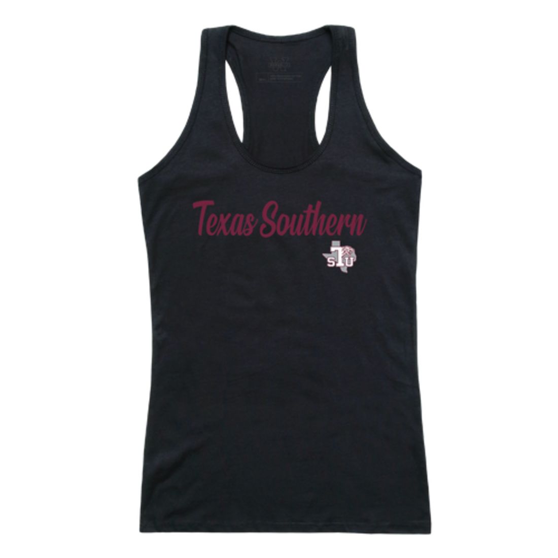 TSU Texas Southern University Tigers Womens Script Tank Top T-Shirt-Campus-Wardrobe