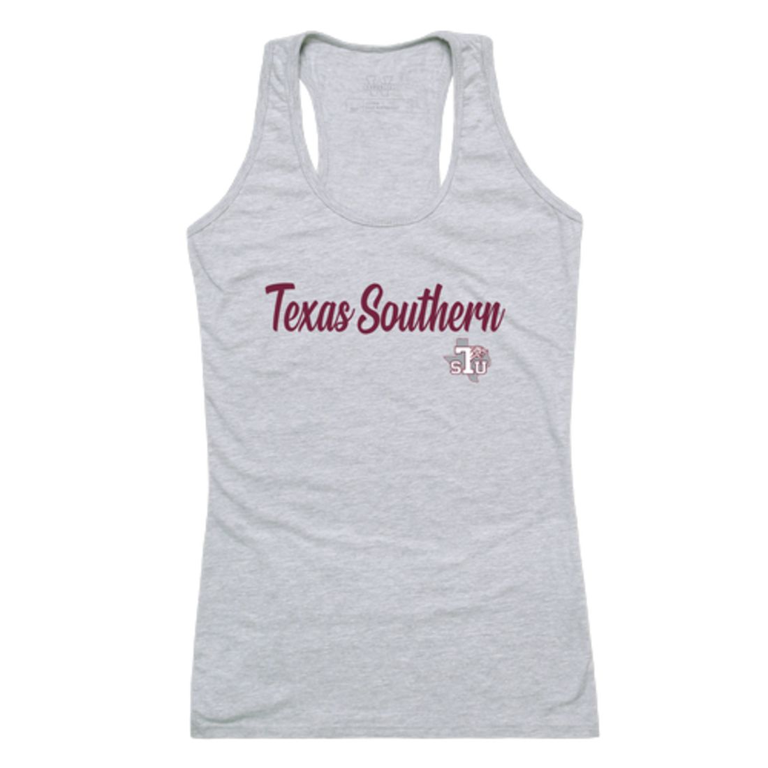 TSU Texas Southern University Tigers Womens Script Tank Top T-Shirt-Campus-Wardrobe