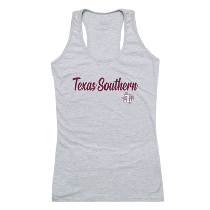 TSU Texas Southern University Tigers Womens Script Tank Top T-Shirt-Campus-Wardrobe