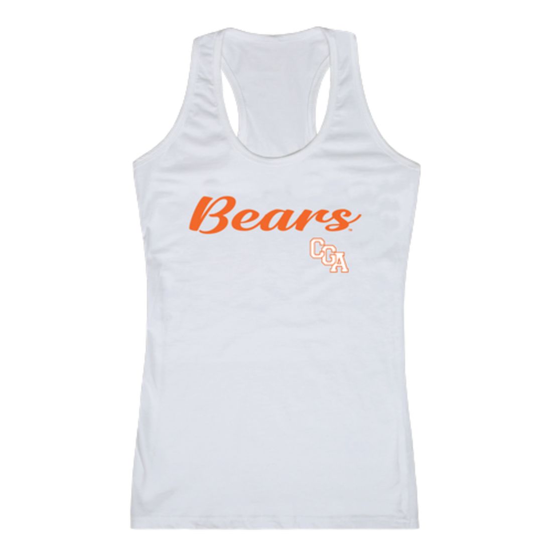 USCGA United States Coast Guard Academy Bears Womens Script Tank Top T-Shirt-Campus-Wardrobe