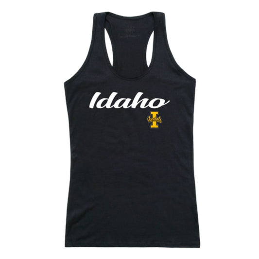 University of Idaho Vandals Womens Script Tank Top T-Shirt-Campus-Wardrobe
