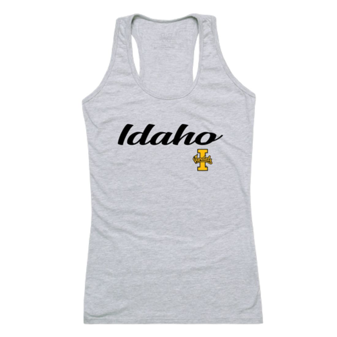 University of Idaho Vandals Womens Script Tank Top T-Shirt-Campus-Wardrobe