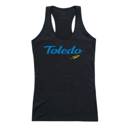 University of Toledo Rockets Womens Script Tank Top T-Shirt-Campus-Wardrobe