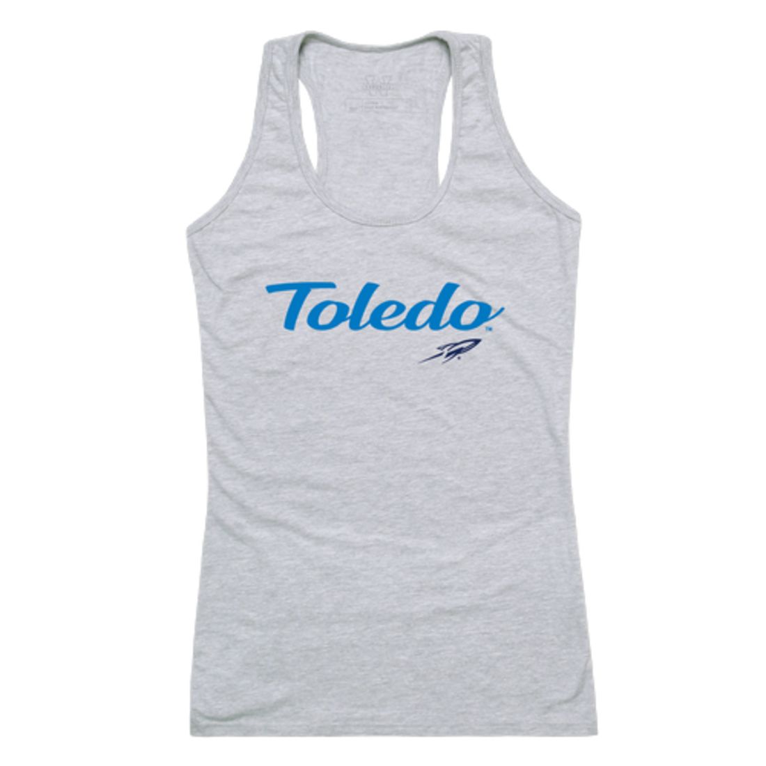 University of Toledo Rockets Womens Script Tank Top T-Shirt-Campus-Wardrobe