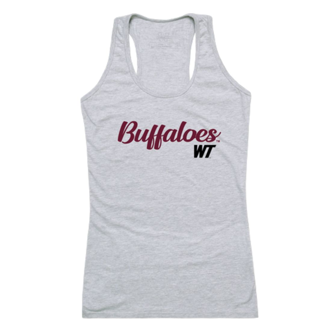 WTAMU West Texas A&M University Buffaloes Womens Script Tank Top T-Shirt-Campus-Wardrobe