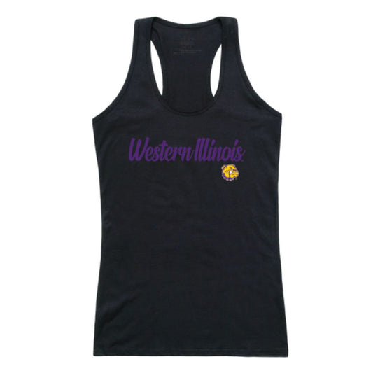 WIU Western Illinois University Leathernecks Womens Script Tank Top T-Shirt-Campus-Wardrobe
