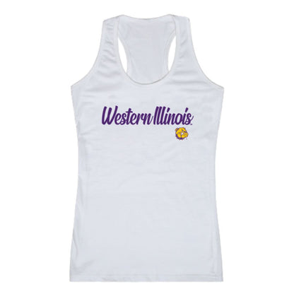 WIU Western Illinois University Leathernecks Womens Script Tank Top T-Shirt-Campus-Wardrobe
