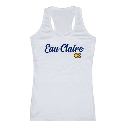 UWEC University of Wisconsin-Eau Claire Blugolds Womens Script Tank Top T-Shirt-Campus-Wardrobe