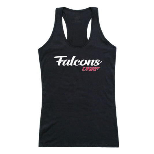 UWRF University of Wisconsin River Falls Falcons Womens Script Tank Top T-Shirt-Campus-Wardrobe