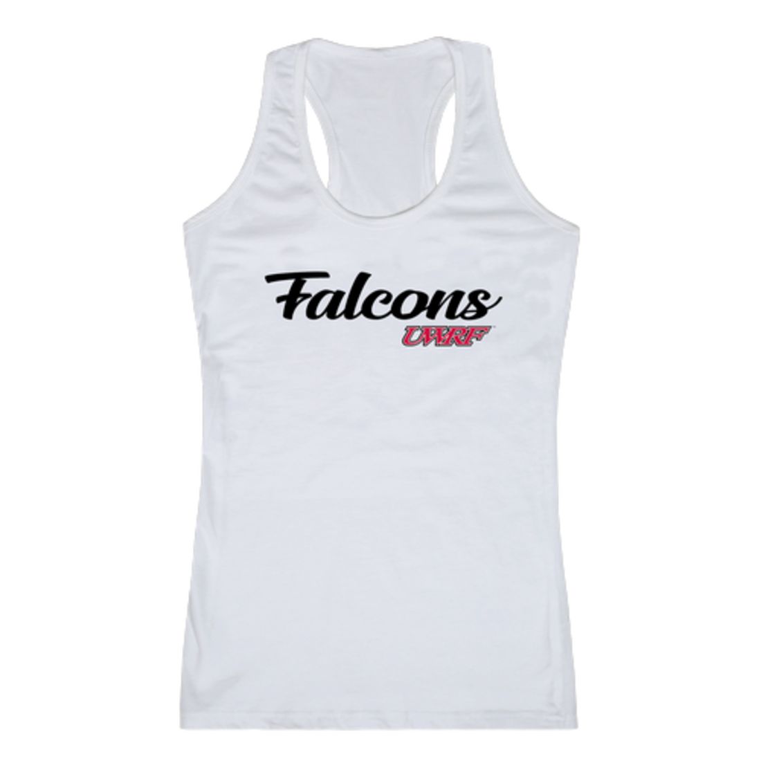 UWRF University of Wisconsin River Falls Falcons Womens Script Tank Top T-Shirt-Campus-Wardrobe