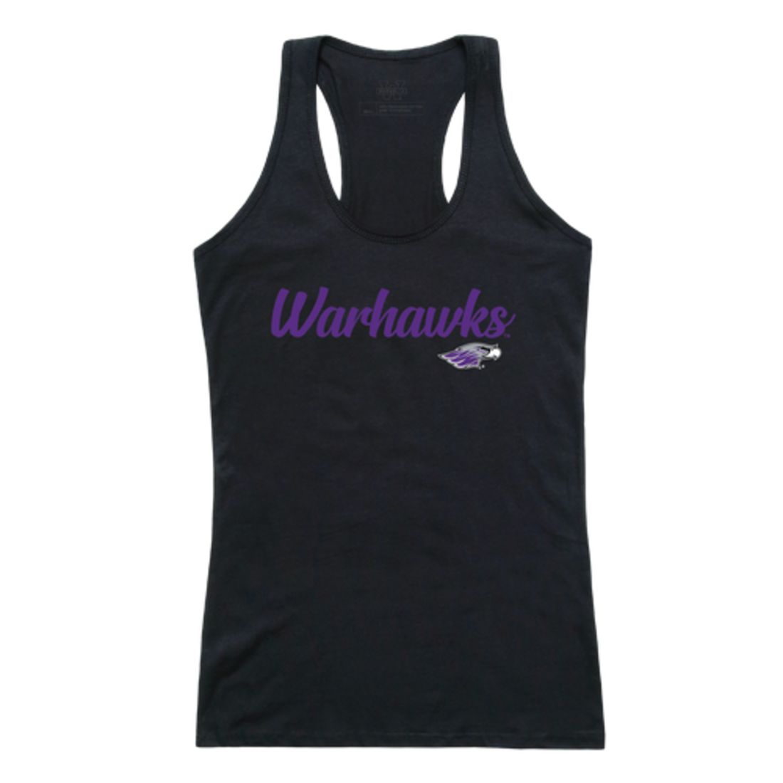 UWW University of Wisconsinwater Warhawks Womens Script Tank Top T-Shirt-Campus-Wardrobe