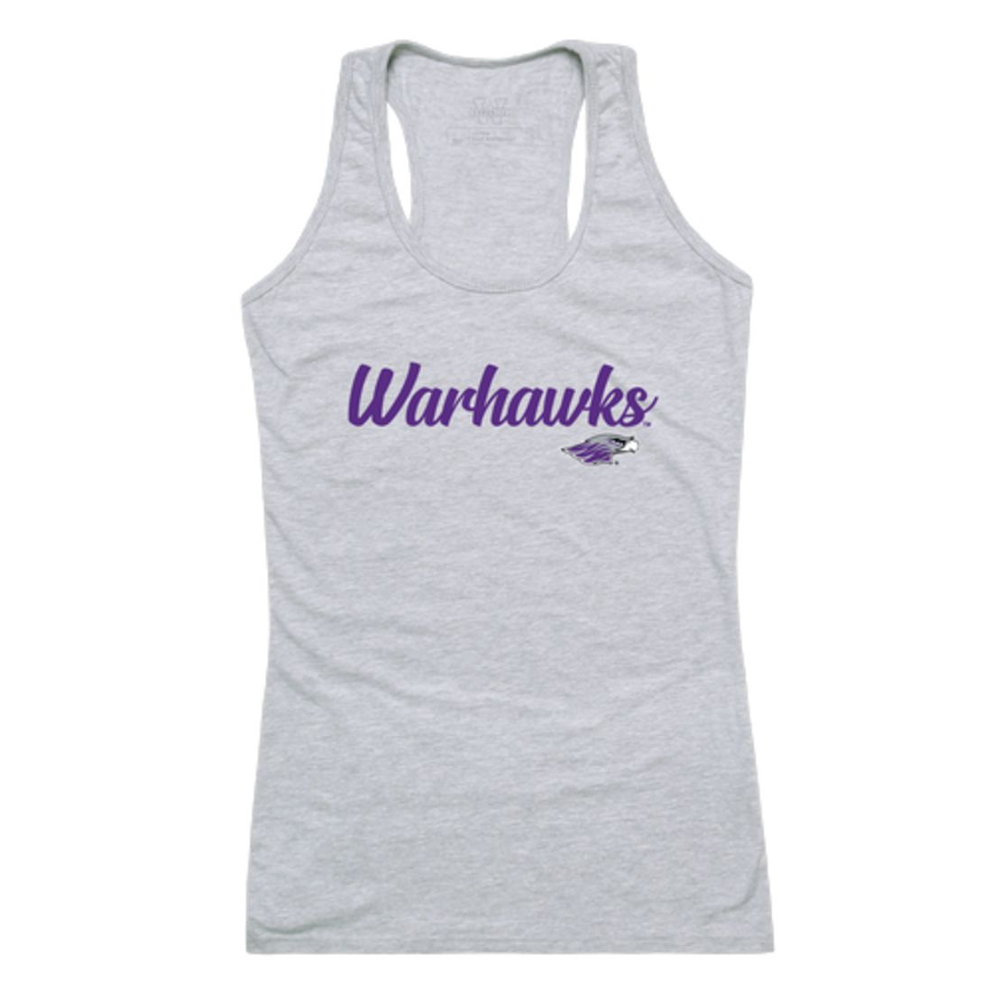UWW University of Wisconsinwater Warhawks Womens Script Tank Top T-Shirt-Campus-Wardrobe
