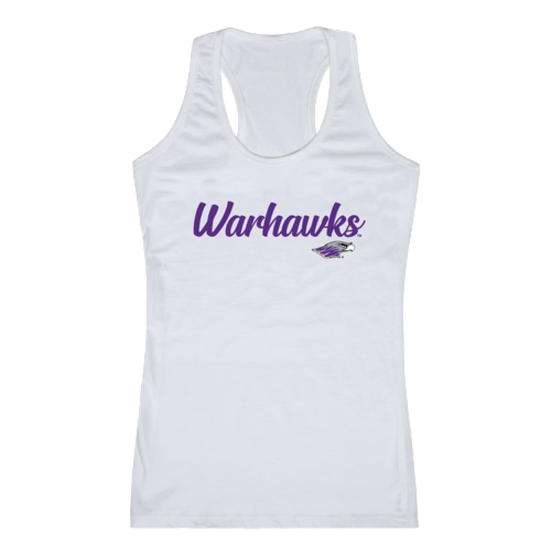 UWW University of Wisconsinwater Warhawks Womens Script Tank Top T-Shirt-Campus-Wardrobe