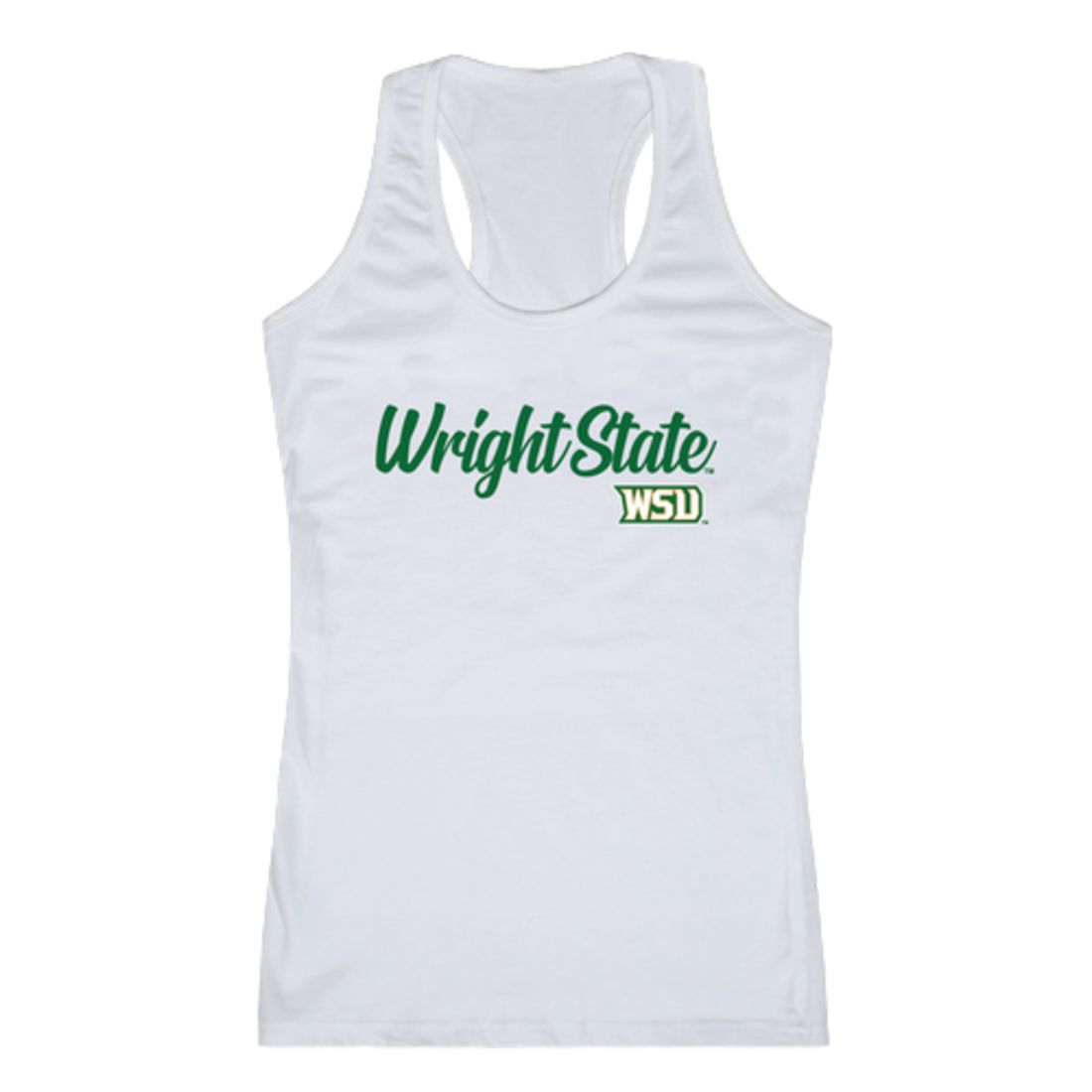 Wright State University Raiders Womens Script Tank Top T-Shirt-Campus-Wardrobe