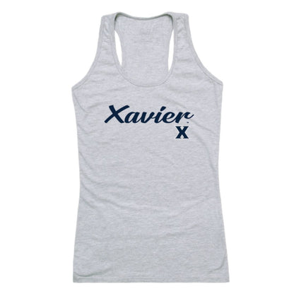 Xavier University Musketeers Womens Script Tank Top T-Shirt-Campus-Wardrobe