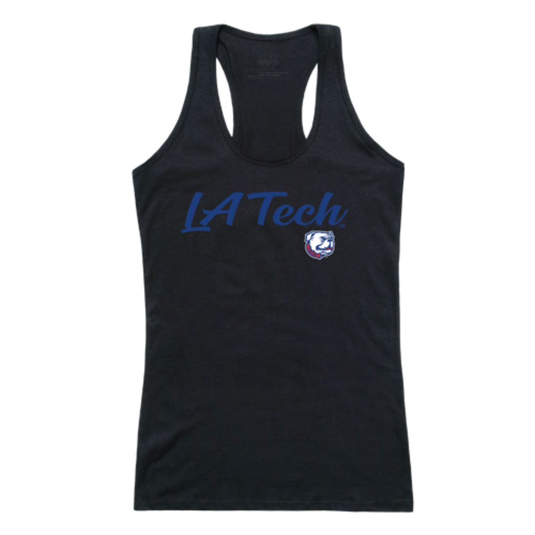 Louisiana Tech University Bulldogs Womens Script Tank Top T-Shirt-Campus-Wardrobe