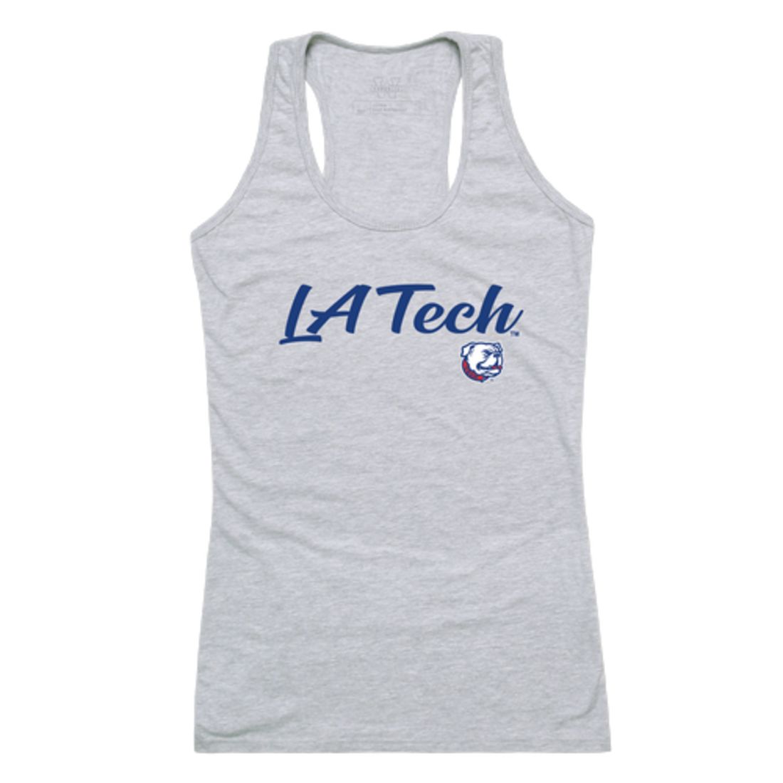 Louisiana Tech University Bulldogs Womens Script Tank Top T-Shirt-Campus-Wardrobe