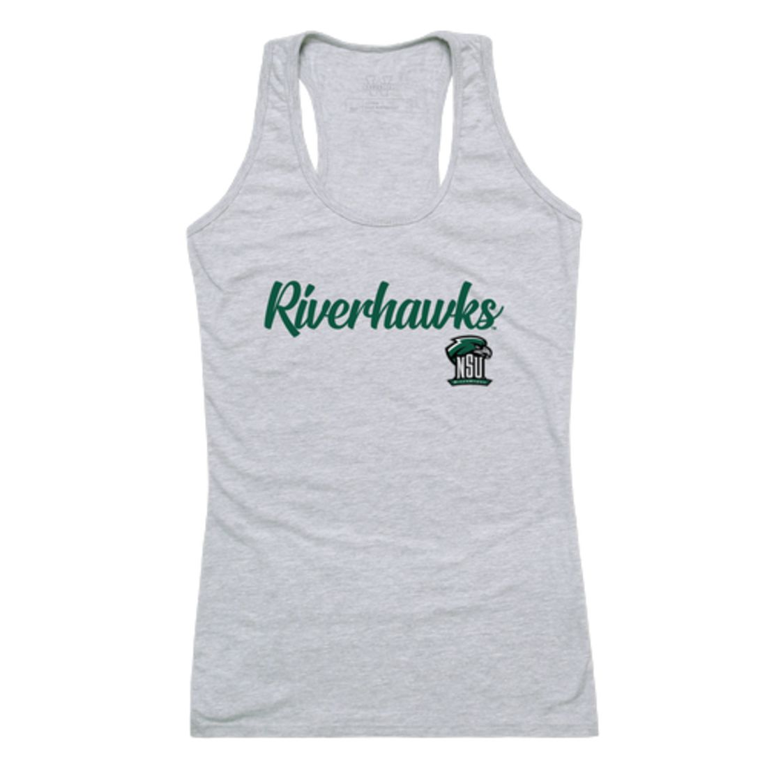 NSU Northeastern State University RiverHawks Womens Script Tank Top T-Shirt-Campus-Wardrobe