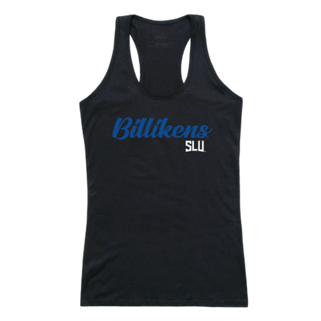 SLU Saint Louis University Billikens Womens Script Tank Top T-Shirt-Campus-Wardrobe
