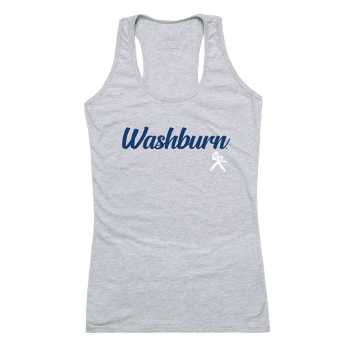 Washburn University Ichabods Womens Script Tank Top T-Shirt-Campus-Wardrobe