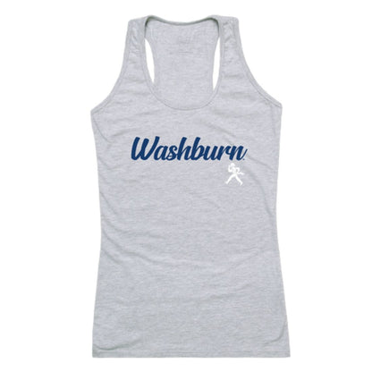 Washburn University Ichabods Womens Script Tank Top T-Shirt-Campus-Wardrobe