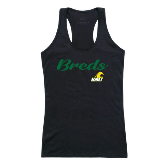 KYSU Kentucky State University Thorobreds Womens Script Tank Top T-Shirt-Campus-Wardrobe