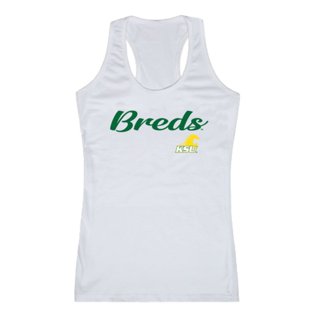 KYSU Kentucky State University Thorobreds Womens Script Tank Top T-Shirt-Campus-Wardrobe