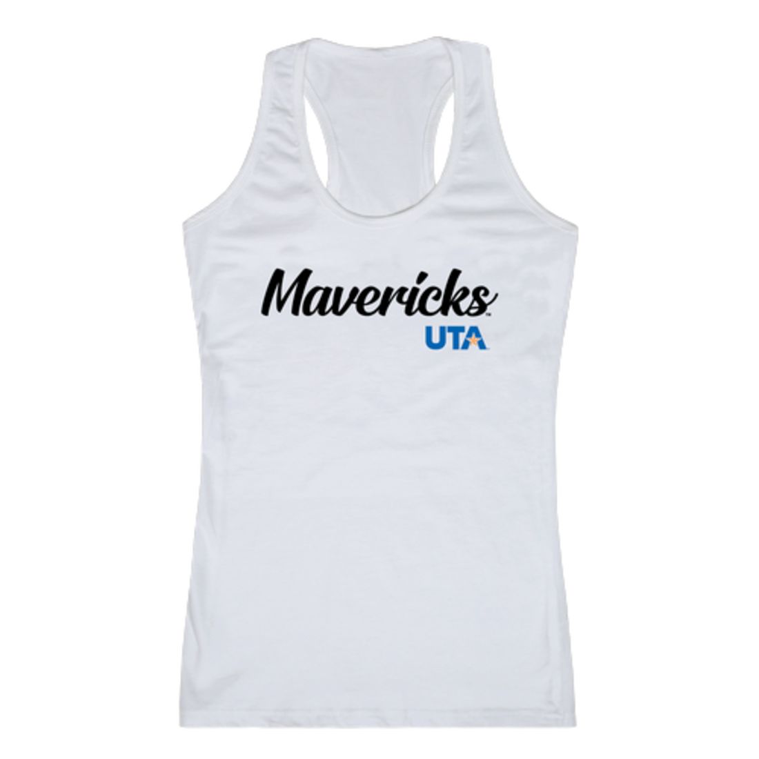 UTA University of Texas at Arlington Mavericks Womens Script Tank Top T-Shirt-Campus-Wardrobe