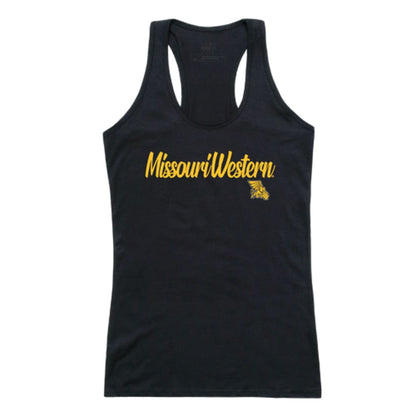 MWSU Missouri Western State University Griffons Womens Script Tank Top T-Shirt-Campus-Wardrobe
