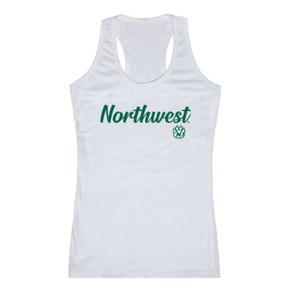 NW Northwest Missouri State University Bearcat Womens Script Tank Top T-Shirt-Campus-Wardrobe