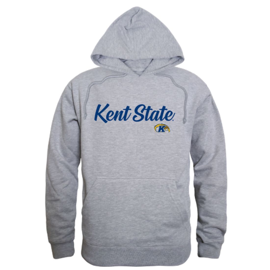 KSU Kent State University The Golden Eagles Mens Script Hoodie Sweatshirt Black-Campus-Wardrobe