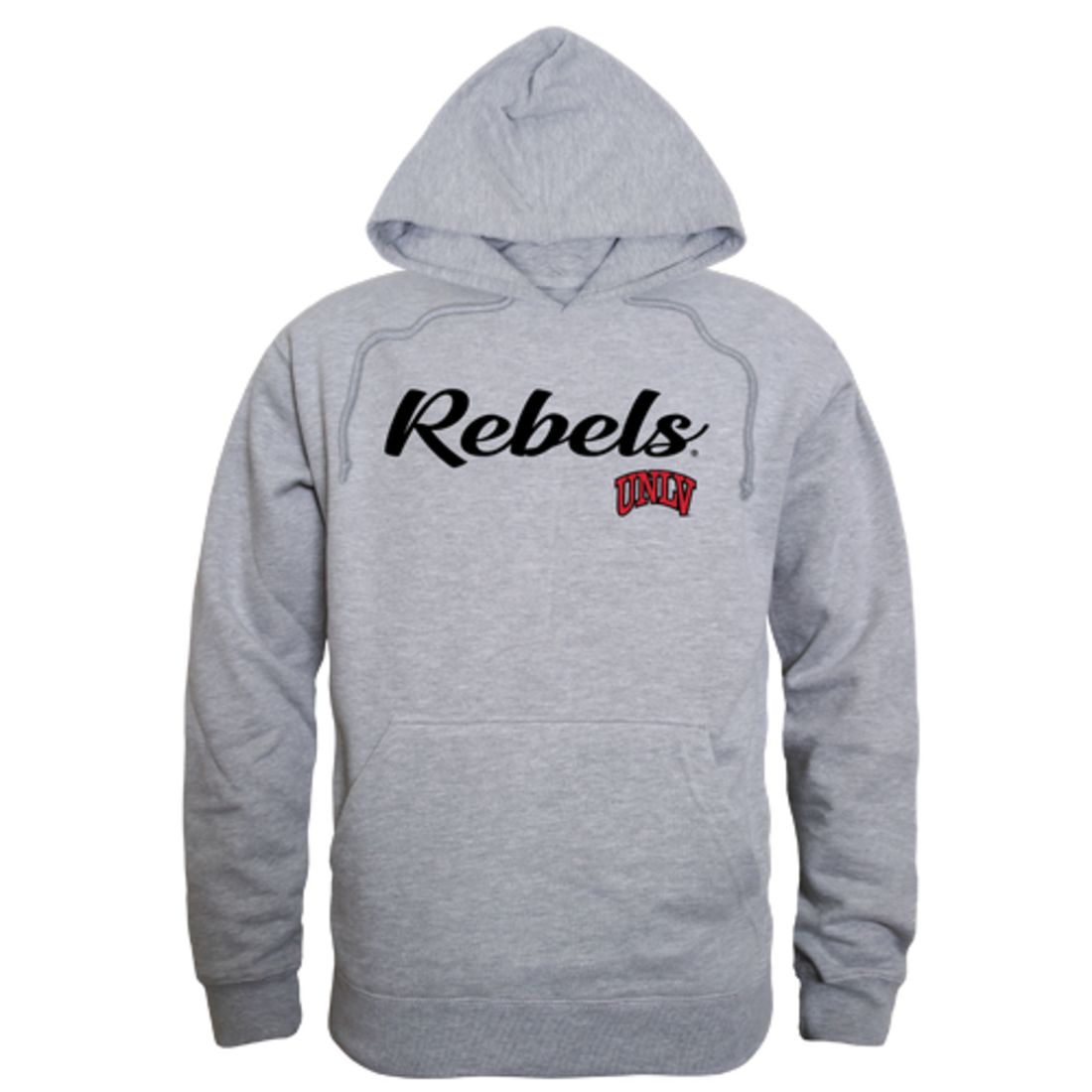 UNLV University of Nevada Las Vegas Rebels Mens Script Hoodie Sweatshirt Black-Campus-Wardrobe